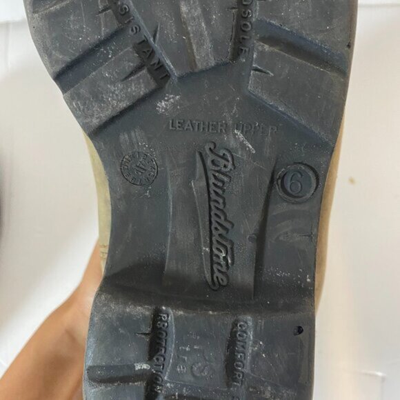 Blundstone Brown Leather Unisex Chelsea Boots Size Women’s ~8 / Men’s ~7 - Picture 5 of 9